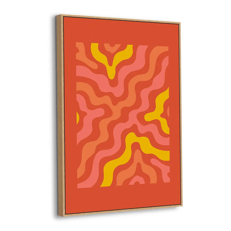 Lava Flow Mirage Canvas Wall Art