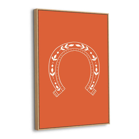 Lucky Charm Horseshoe Canvas Wall Art