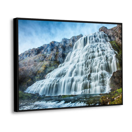 Majestic Cascade Symphony Canvas Wall Art