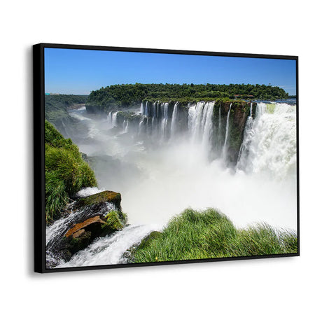 Majestic Falls Panorama Canvas Wall Art
