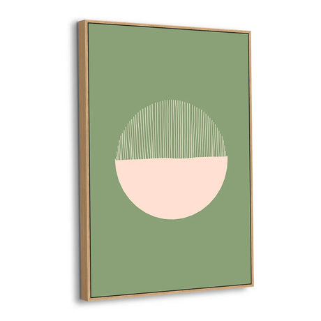Minimal Horizon Glow Canvas Wall Art