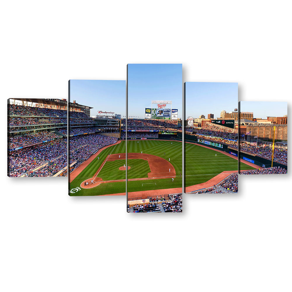 Minnesota Twins-Target Field Canvas Wall Art