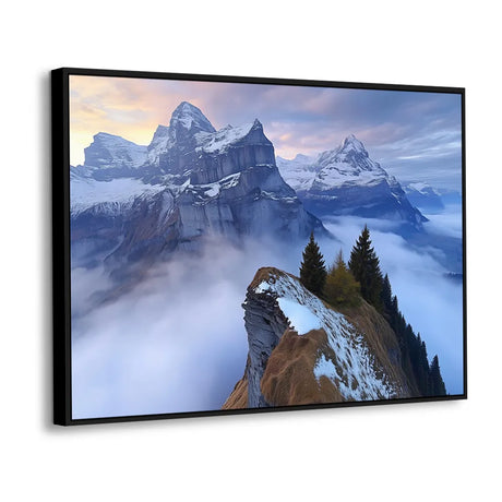 Misty Mountain Majesty Canvas Wall Art