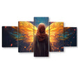 "Golden Wings Of Grace" Canvas Wall Art