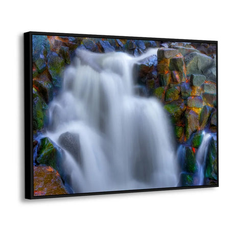 Mystic Cascade Waterfall Canvas Wall Art