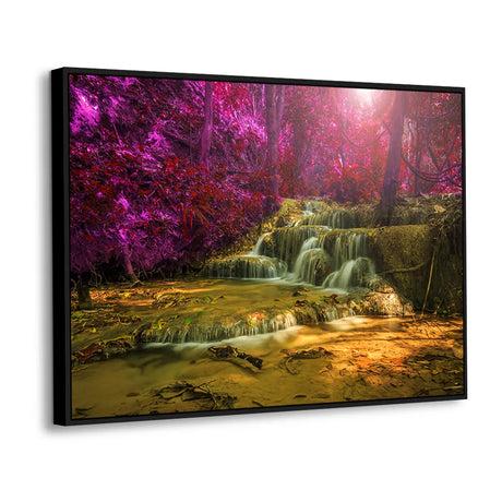 Mystic Twilight Falls Canvas Wall Art