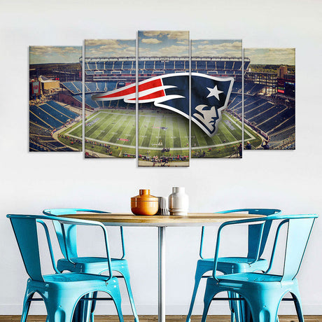 New England Patriots Stadium Canvas Wall Art