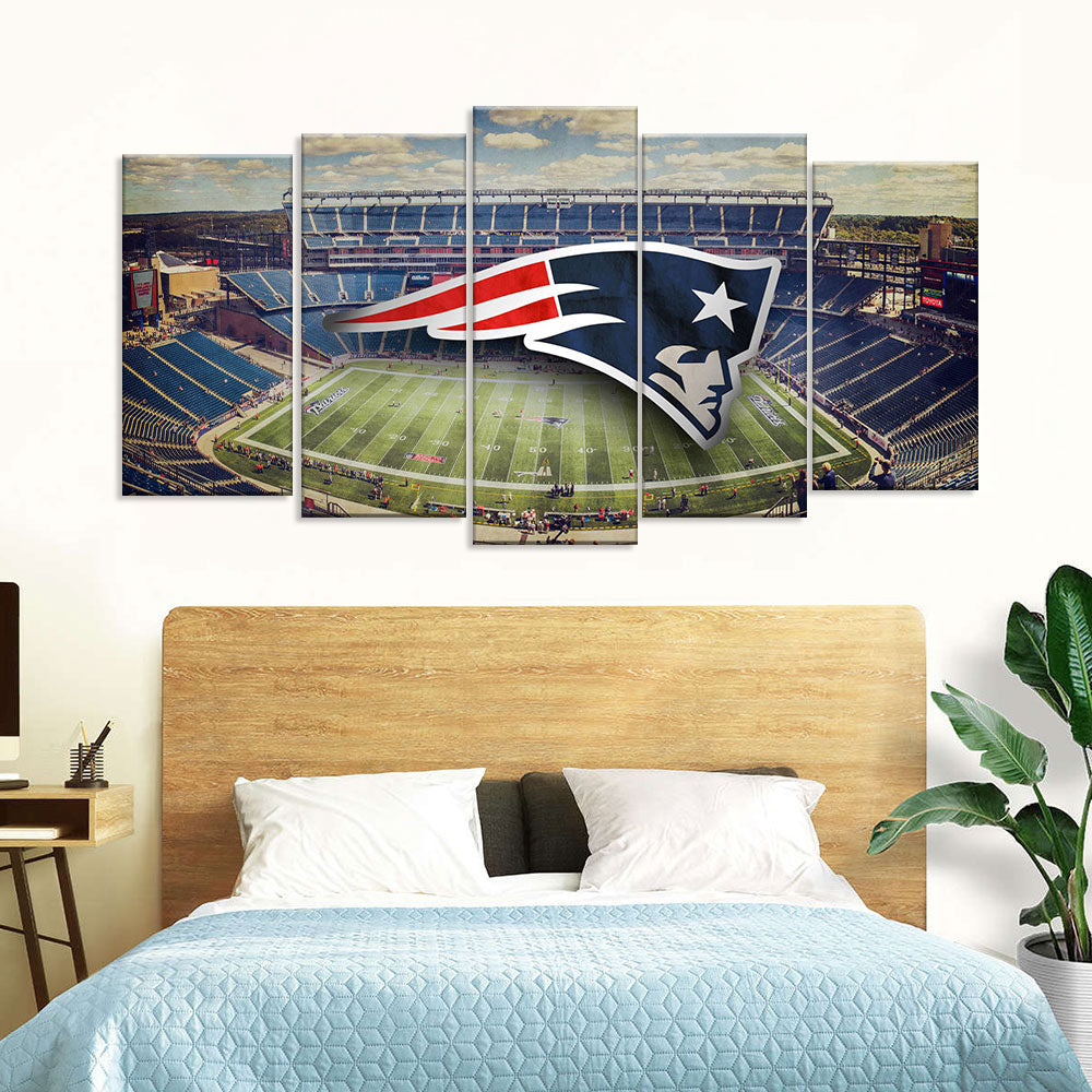 New England Patriots Stadium Canvas Wall Art