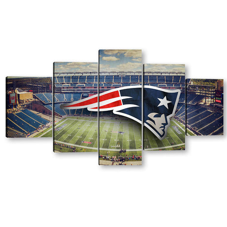 New England Patriots Stadium Canvas Wall Art