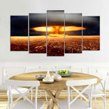 Nuclear Explosion Canvas Wall Art