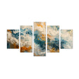 Oceanic Breeze Abstract Fluid Canvas Wall Art