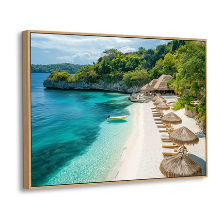 Paradise Shoreline Canvas – Escape To Serenity