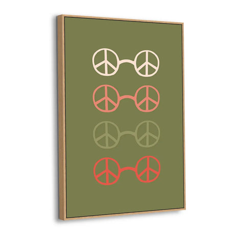 Peace Lens Canvas Wall Art