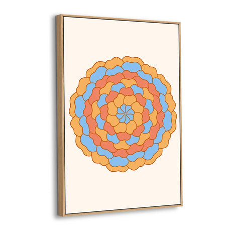 Petal Pop Radiance Canvas Wall Art