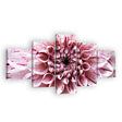 Pink Dahlia Close-Up Canvas Wall Art