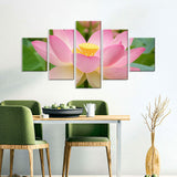 Pink Lotus Flower Canvas Wall Art