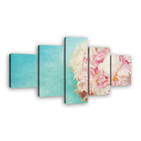 Pink Peonies Canvas Wall Art