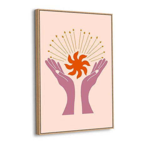 Power in Your Hands Canvas Wall Art