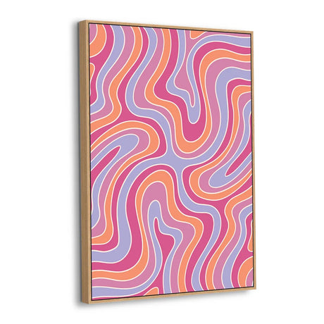 Psychedelic Ripple Canvas Wall Art