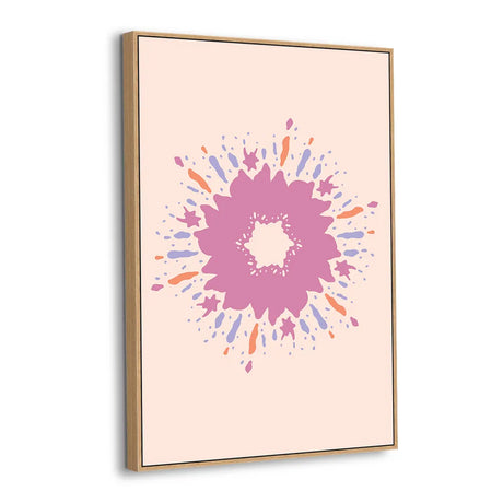Radiant Bloom Burst Canvas Wall Art