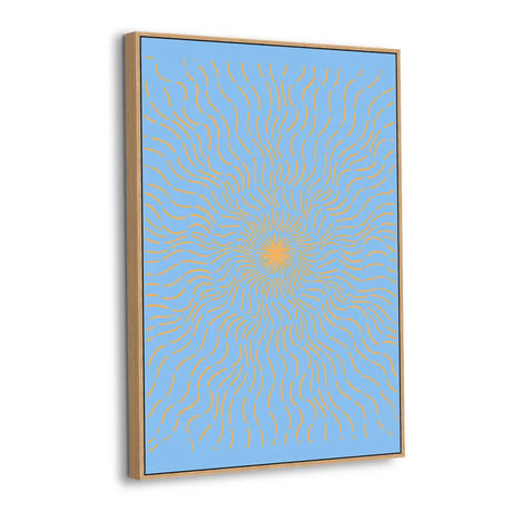 Radiant Ripple Canvas Wall Art