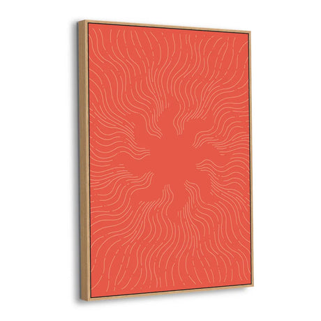 Radiant Ripple Energy Canvas Wall Art