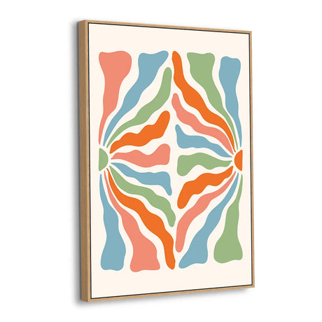 Retro Bloom Energy Canvas Wall Art