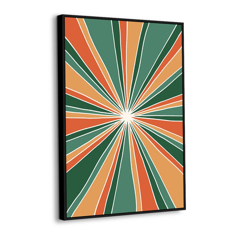 Retro Burst Boho Canvas Wall Art