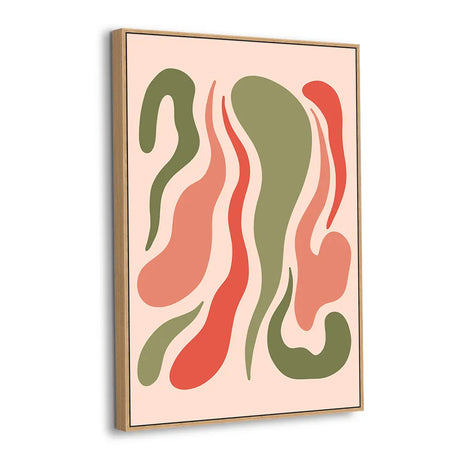 Retro Flow Mirage Canvas Wall Art