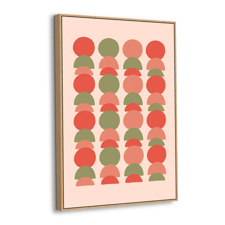 Retro Rhythm Geometry Canvas Wall Art