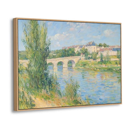 Riverside Serenity Canvas Wall Art