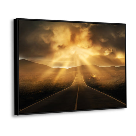 Road To The Horizon Canvas Wall Art