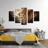 Roaring Lion Canvas Wall Art