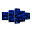 Royal Blue Roses Canvas Wall Art