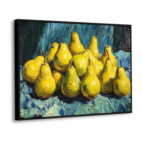 Rustic Pear Still Life - Timeless Canvas Wall Art