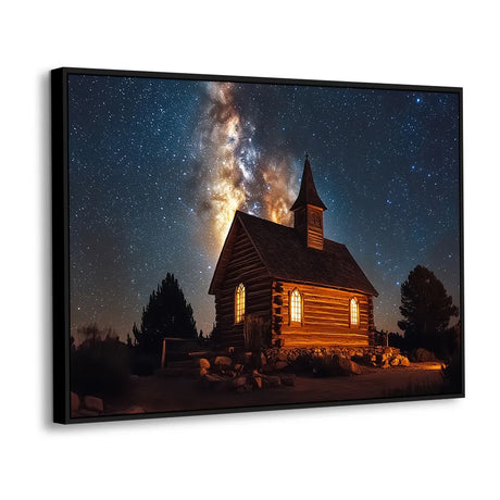 Rustic Reverie Beneath the Stars - Canvas Wall Art