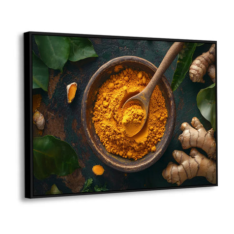 Rustic Turmeric and Ginger Canvas Wall Art