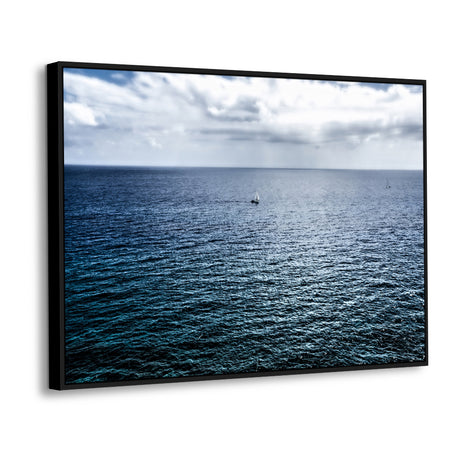Sailing The Horizon - Ocean View Canvas Wall Art