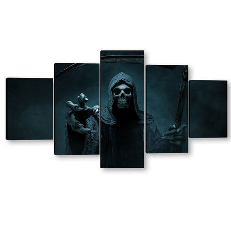 Scary Grim Reaper Canvas Wall Art