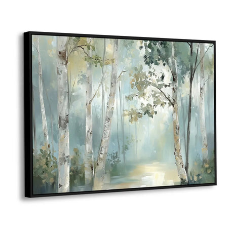 Serene Birch Forest Canvas Wall Art