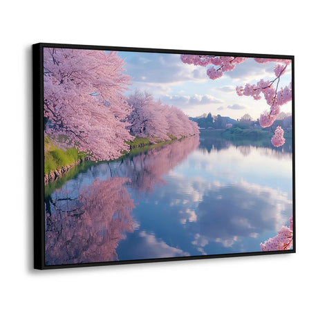 Serene Cherry Blossom Canvas Wall Art