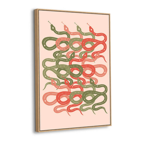 Serpentine Flow Canvas Wall Art