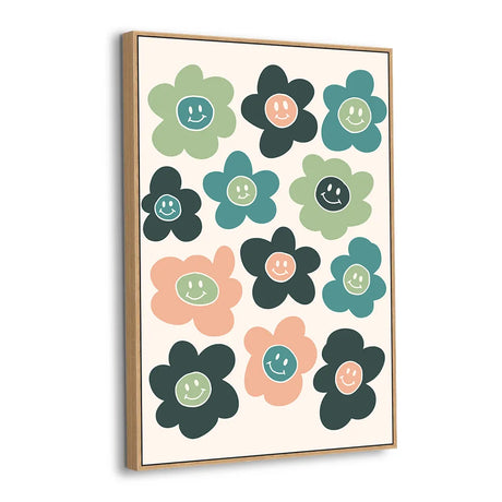 Smiley Garden Canvas Wall Art