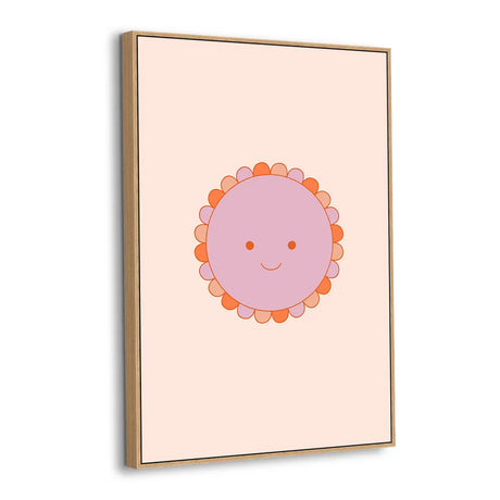 Smiley Sunshine Canvas Wall Art