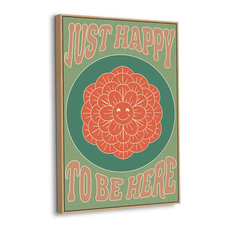Smiling Blossom Joy Canvas Wall Art