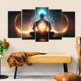 Spiritual Awakening Meditation Canvas Wall Art