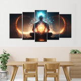 Spiritual Awakening Meditation Canvas Wall Art