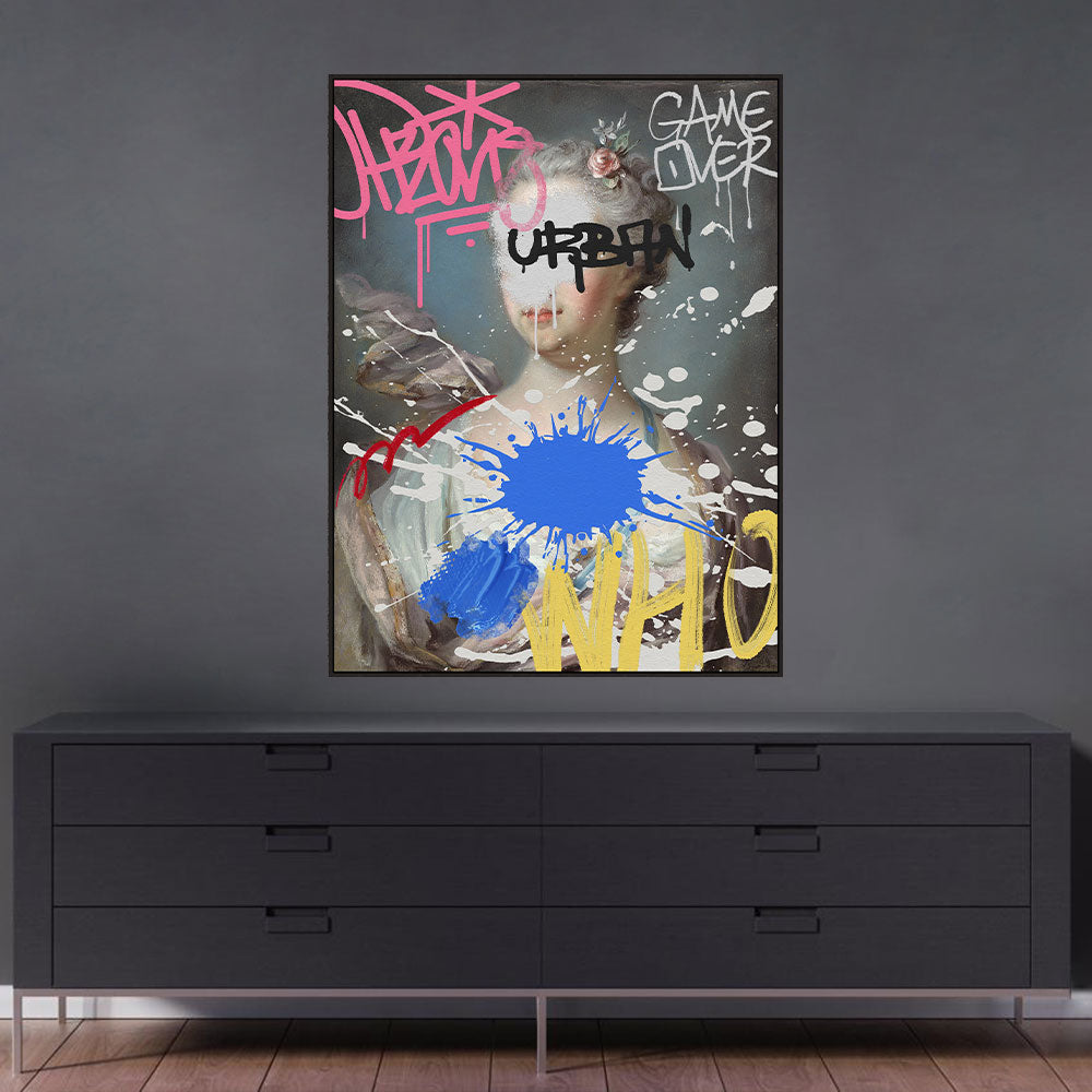 Splash Urban Art Graffiti Canvas Wall Art