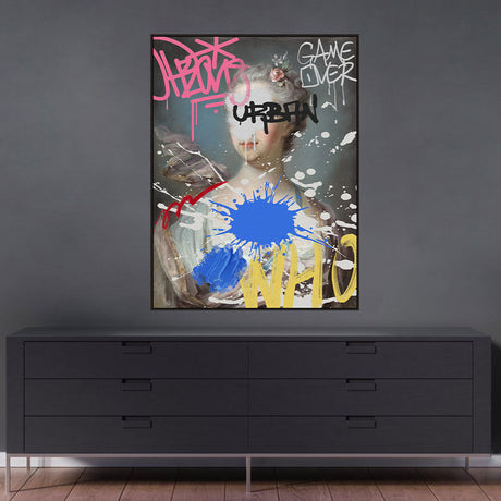 Splash Urban Art Graffiti Canvas Wall Art