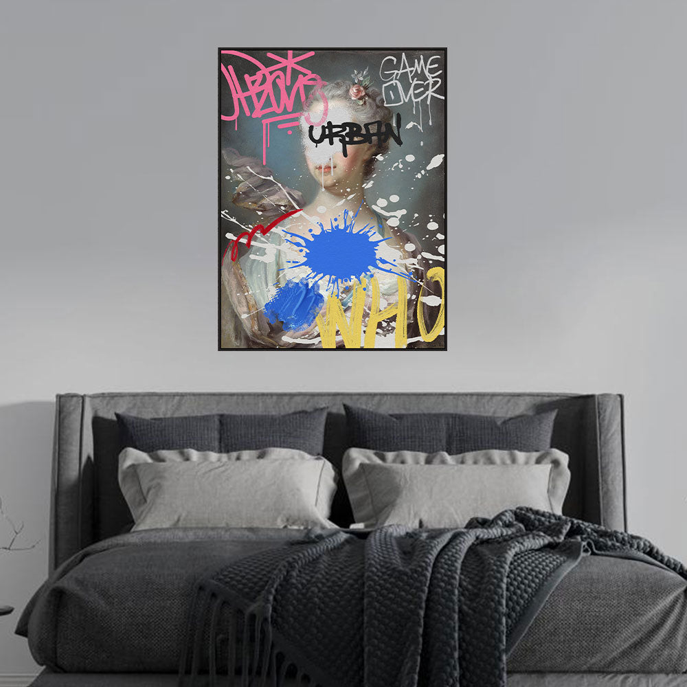 Splash Urban Art Graffiti Canvas Wall Art